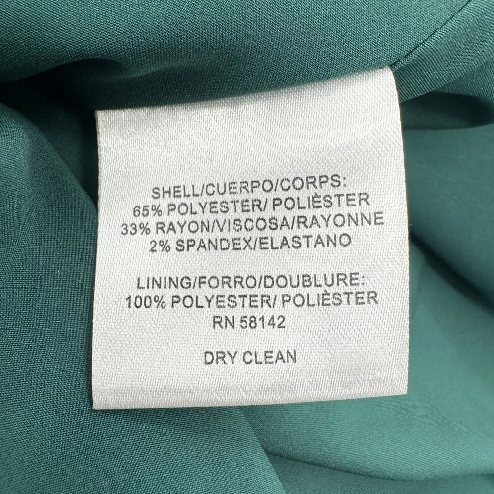 Gal‎ Meets Glam Meg Sleeveless Polka Dot Dress in Green Size 4